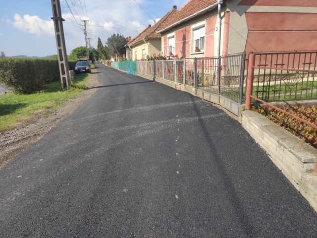 Magyarszék, Árpád u. útfelújítás