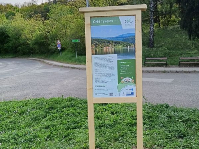 Ormánságtól a Mecsekig kerékpárút - táblák kihelyezése